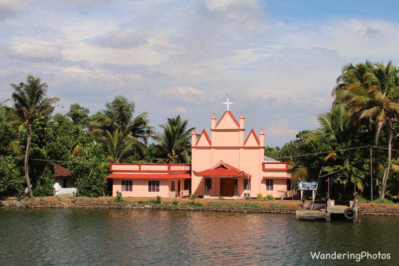 Church on the Keralan Backwaters 