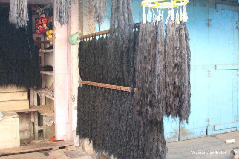 Hair stall - Devyaraja Market - Mysore