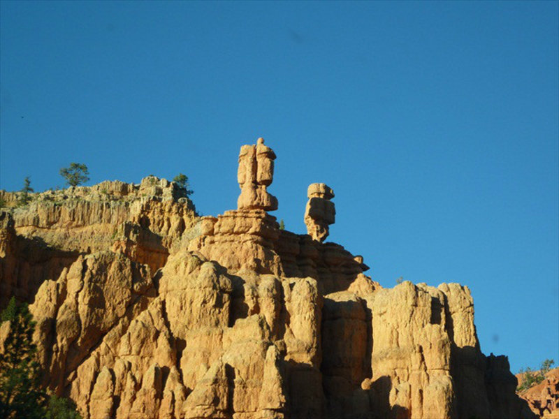 Rock structure near Bryce Canyon