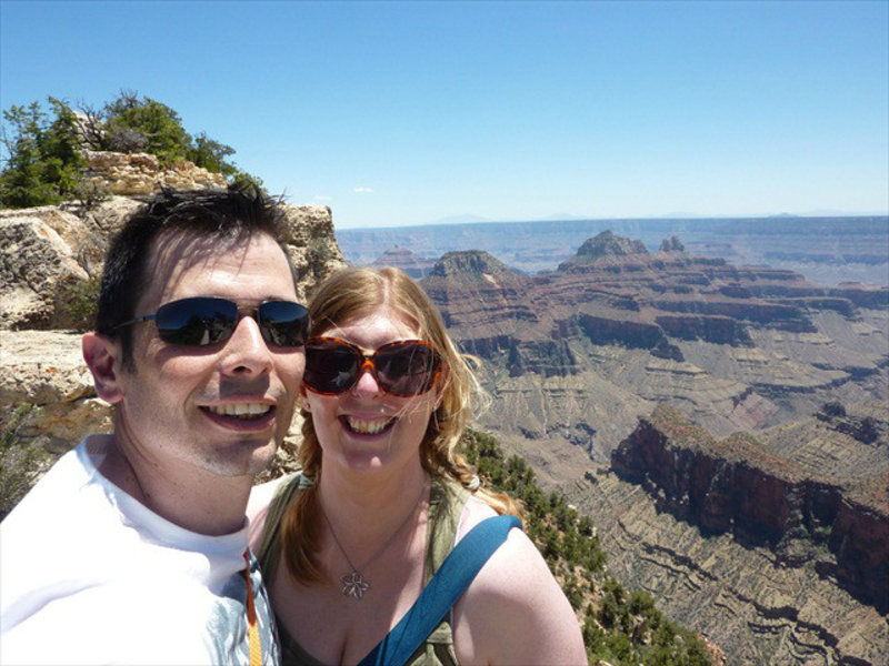 Us at Grand Canyon North Rim