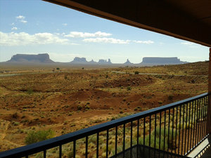 Monument Valley - View from our balcony