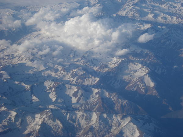 Last view of The Andes