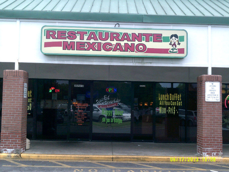 The Mexican restaurant we ate at