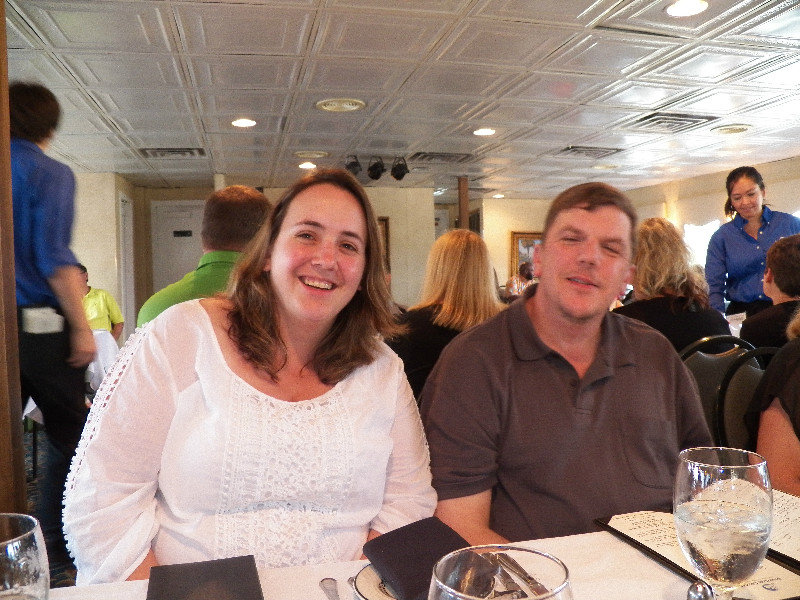 Elizabeth and Mark on the Dinner Cruise
