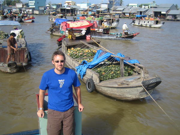 Floating market, Mekong Delta