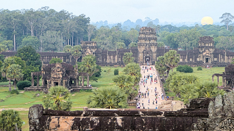 From the top of Angkor Wat