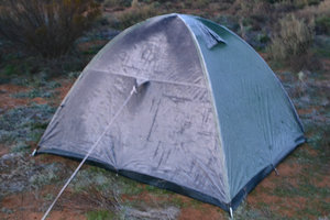 Frosty tent