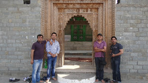 0009 - Main Entry Mool Mahunag Ji - in the pic Suraj Chauhan Bharat Shah Avneet Sirckek & Manoj Mehtan (Pic Sandeep Bhardwaj)