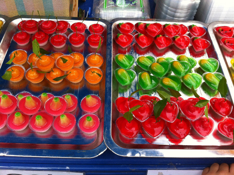 Street market food - Jelly Cups!