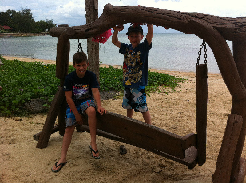 Beach Swing at Lunch Stop