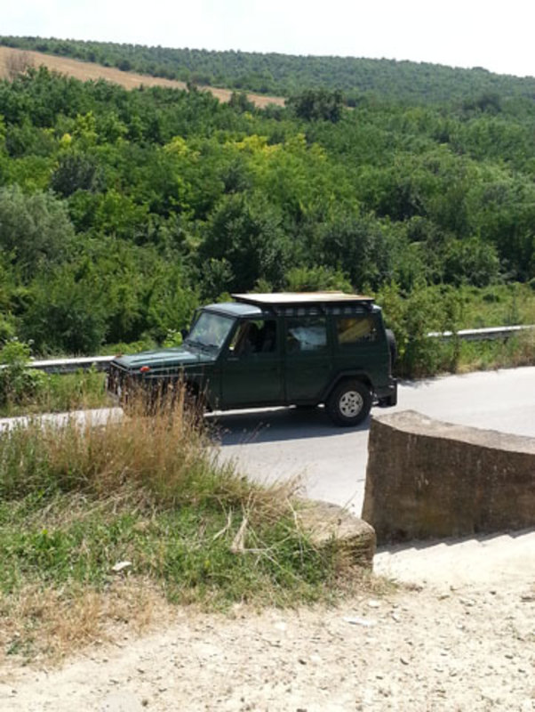 Stopped to collect some drinking water in Bulgaria