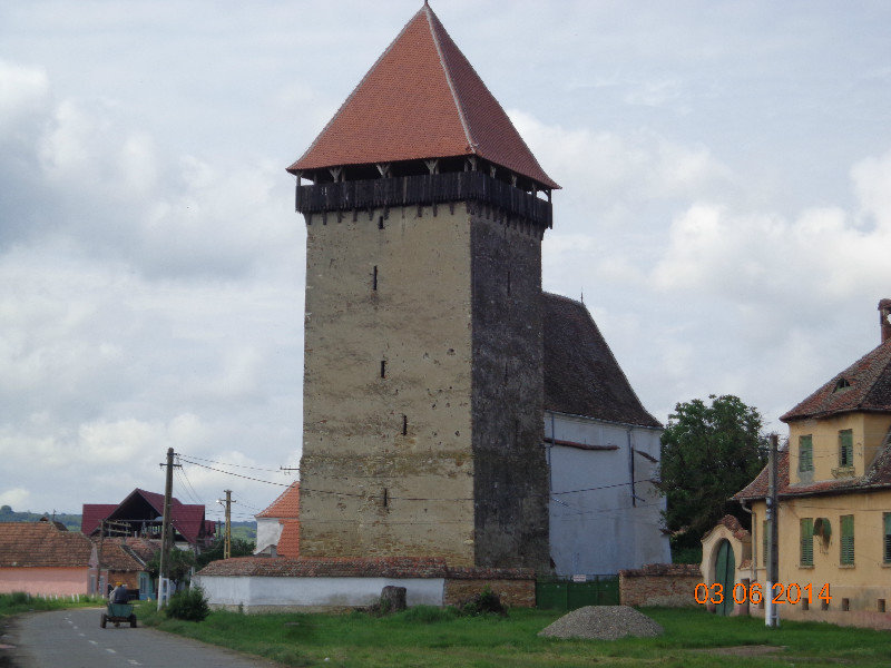 Wehrkirche - im Turm oben der Ausguck