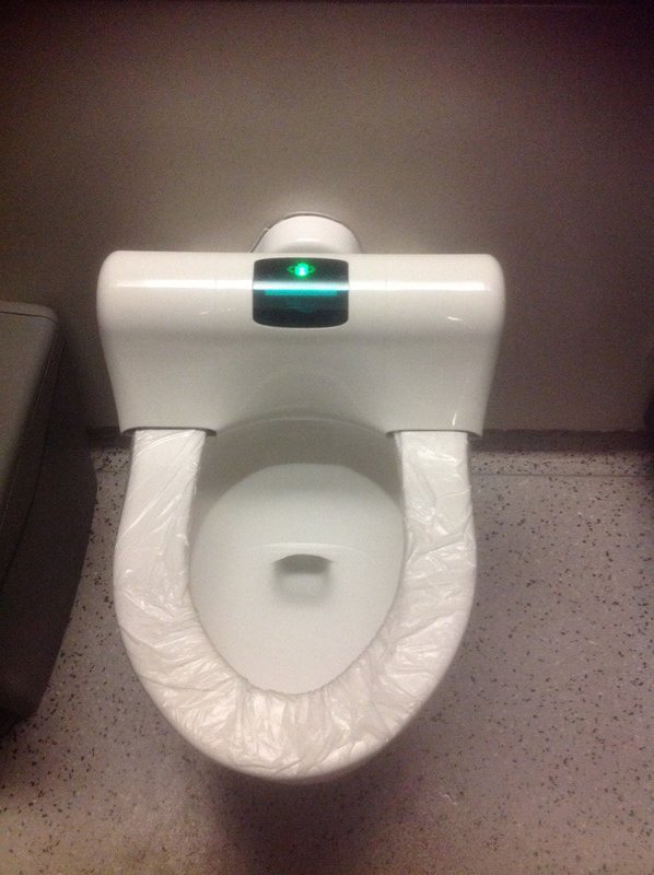 Ladies toilet seat!