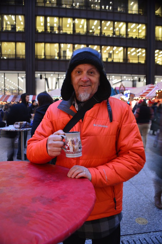 Geoff with his hot spiced wine
