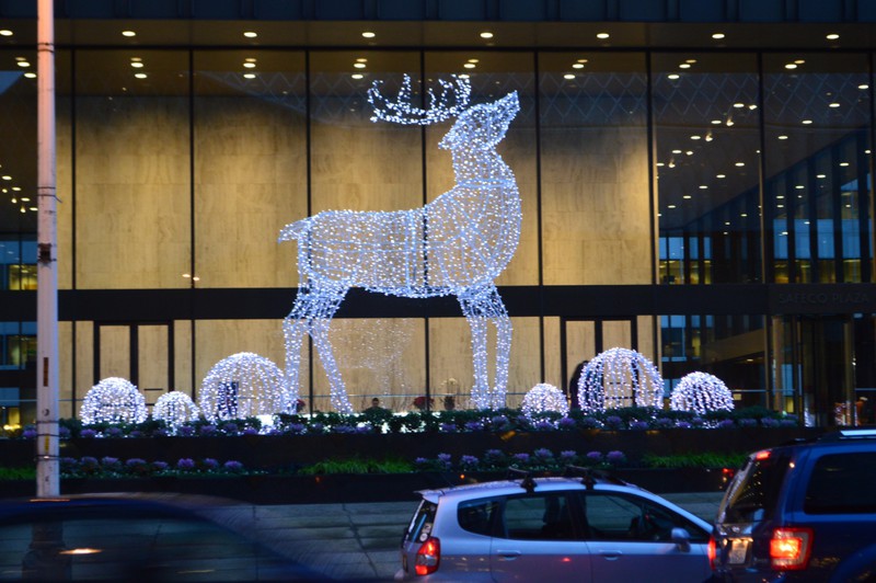 Reindeer at Safeco Plaza