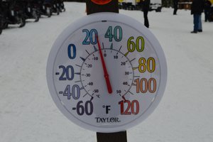 Temperature gauge  at Madison