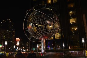 The Globe outside Trump Tower 