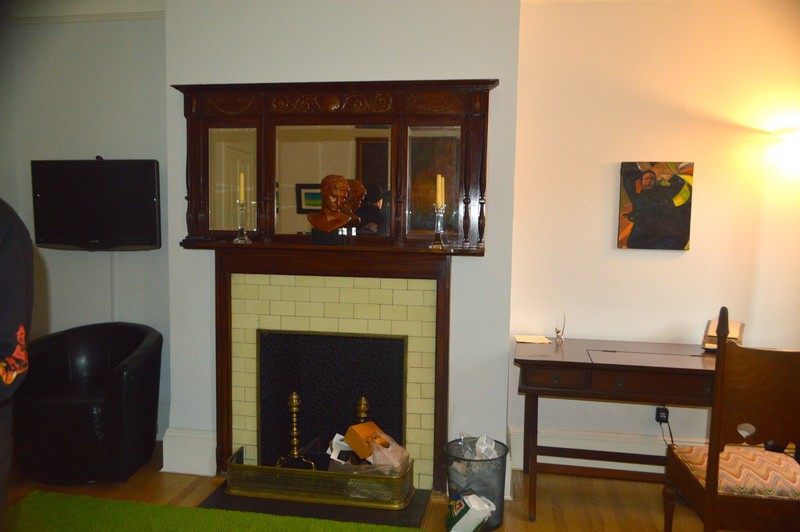 Fire place in our room in Harlem