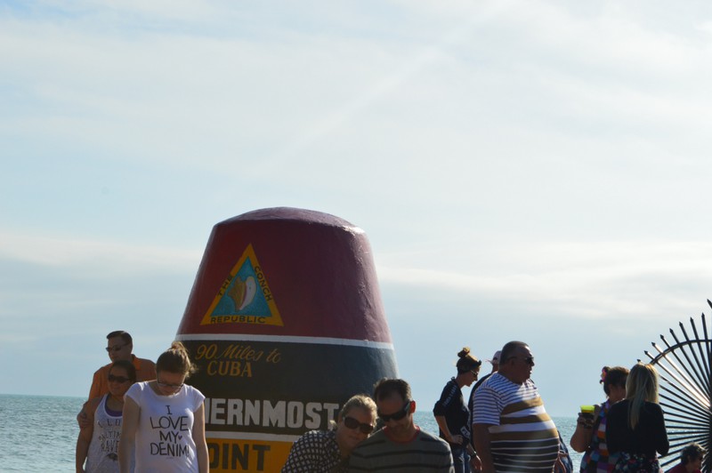 The southern most point marker
