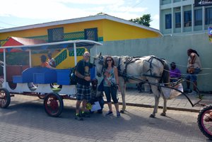 Carriage ride in Belize