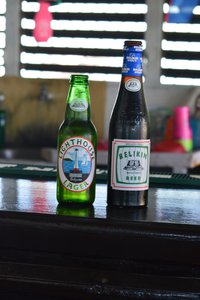 Local Belize beer