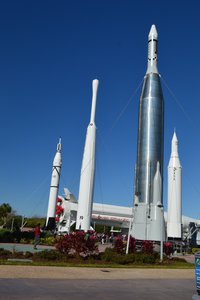 Space centre exhibits