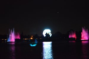 EPCOT fireworks and laser show