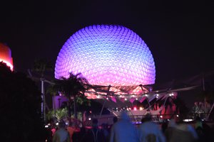 EPCOT fireworks and laser show