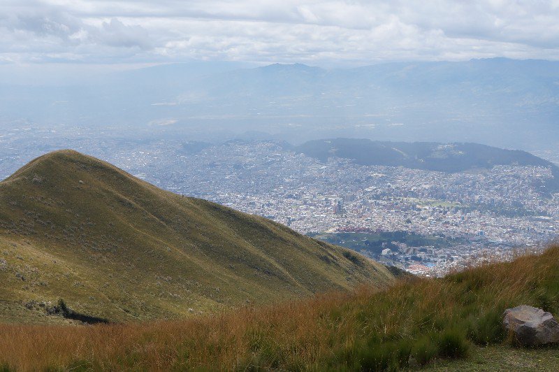Quito depuis le haut du téléphérique