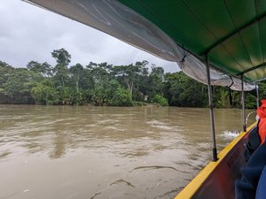 On the Mandura River heading to the lodge