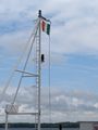 Irish flag a top the Shannon ferry 