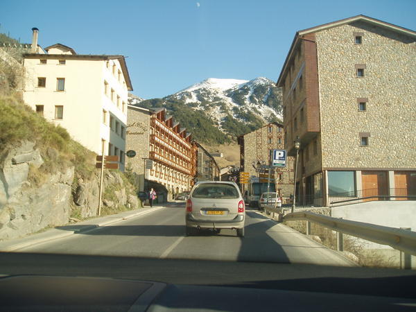 Ski town in Andorra