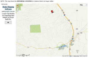 Google map of the location of Delagua, Co