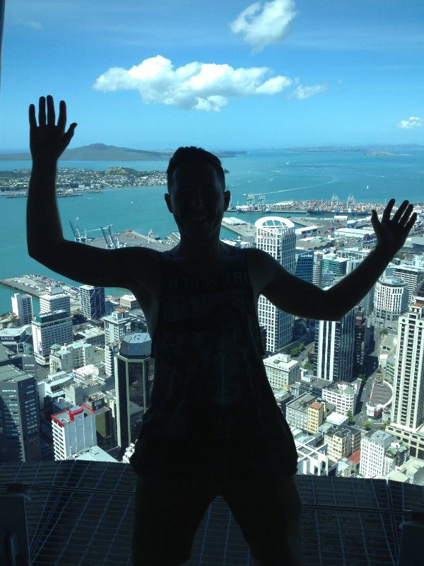 Falling from the sky tower, kind of...