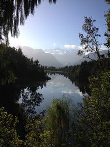 Lake Matheson, perfect mirror image, still can't believe I took this photo