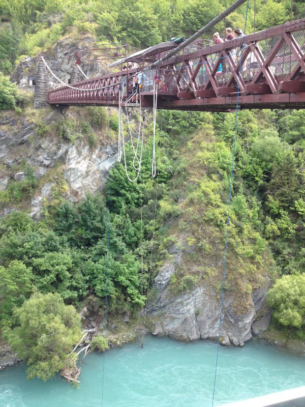 Kawaran Bungy Bridge, the first commercial Bungy in the world!