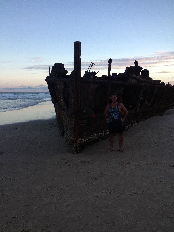 Shipwreck of ship Maheno
