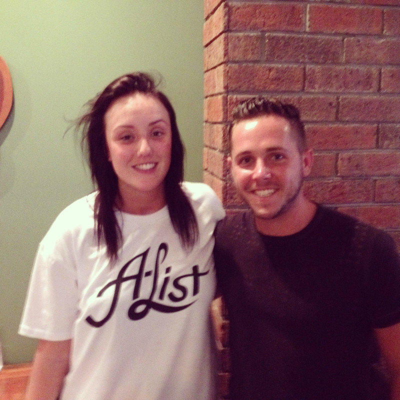 Me and Charlotte from Geordie Shore