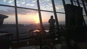 Sunrise from the airport