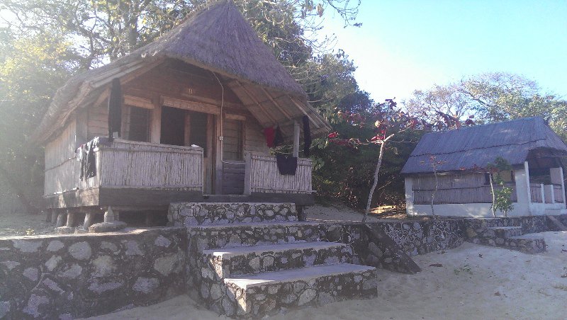 Our shack on the beach