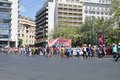 Protests through Athens
