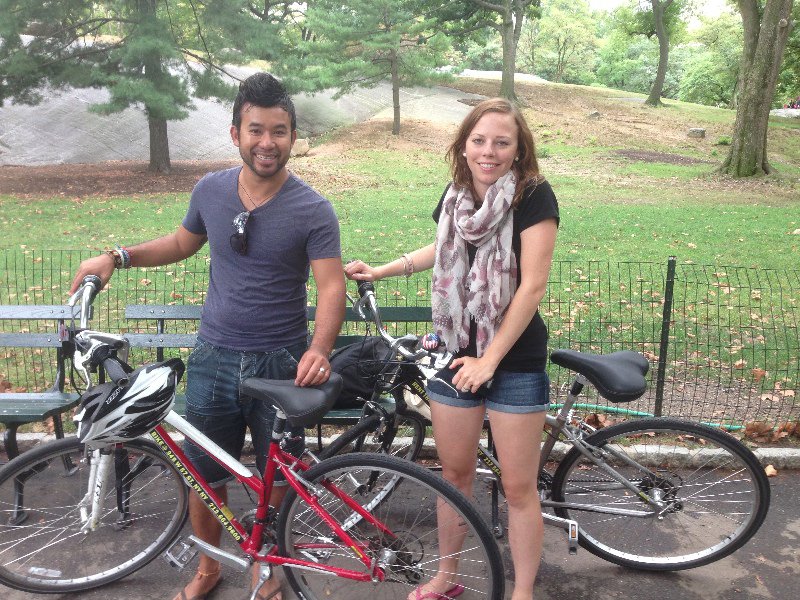 Cycling around Central Park
