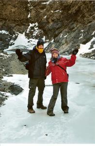 Gobi ice gorge