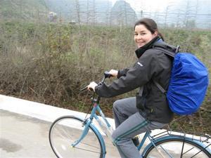 Bike riding in China!