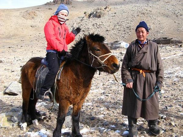 Horse riding in Mongolia!