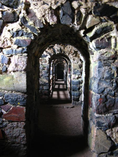 Inside the fortress walls