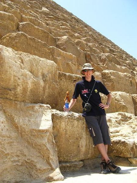 Climbing on The Great Pyramid