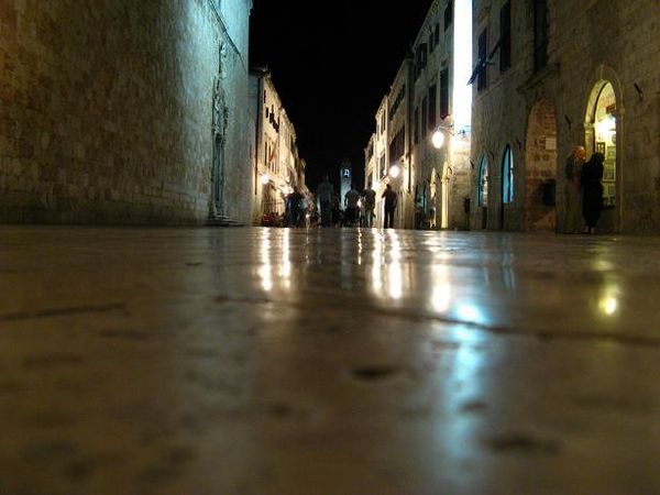 Shiny Dubrovnik streets
