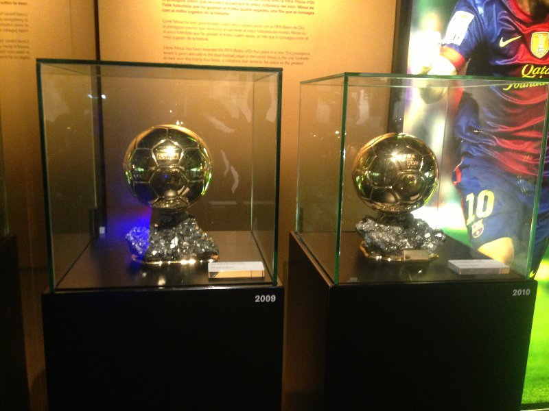 Golden Soccer Balls