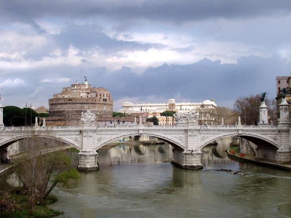 Tiber and Castel' Sant Angelo(?)